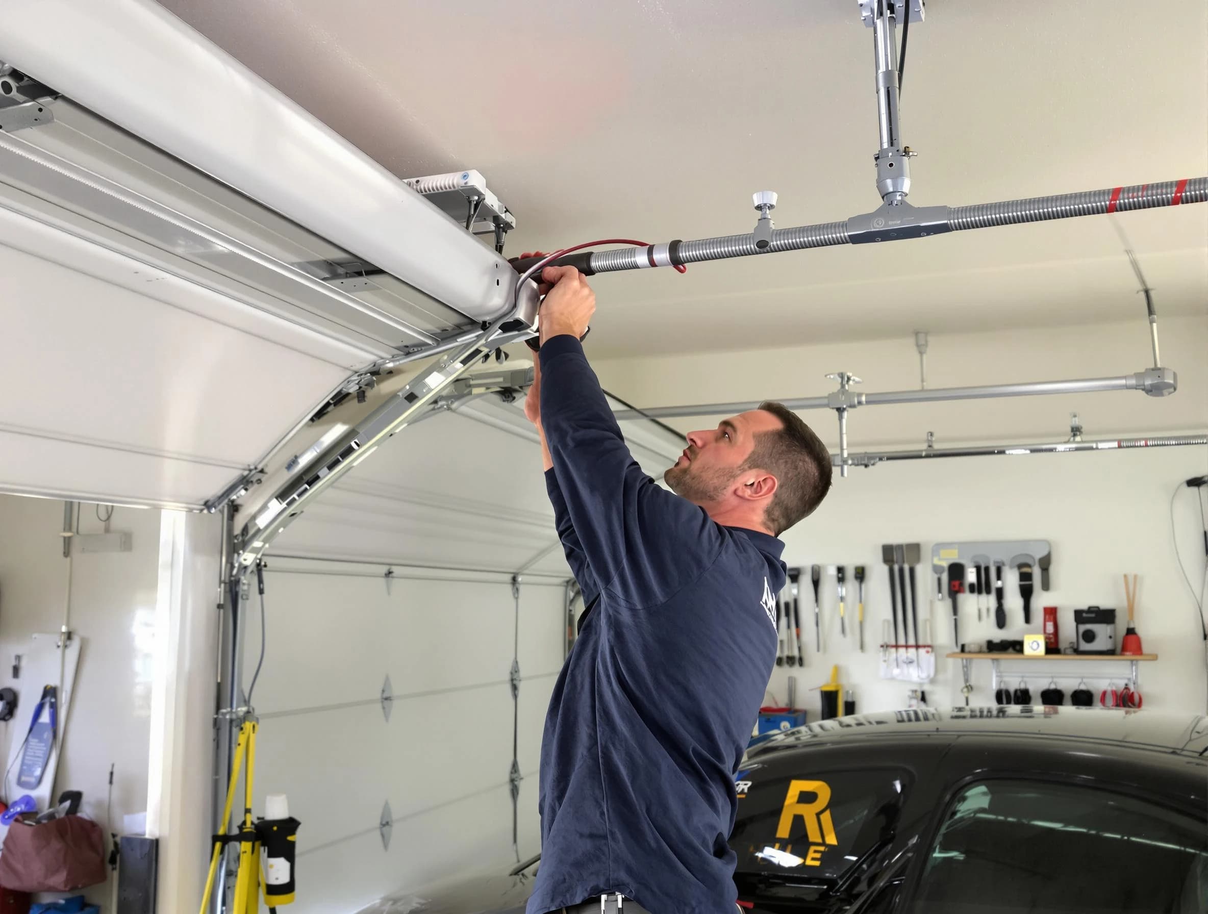 West Haven Garage Door Repair technician performing garage door cable repair in West Haven