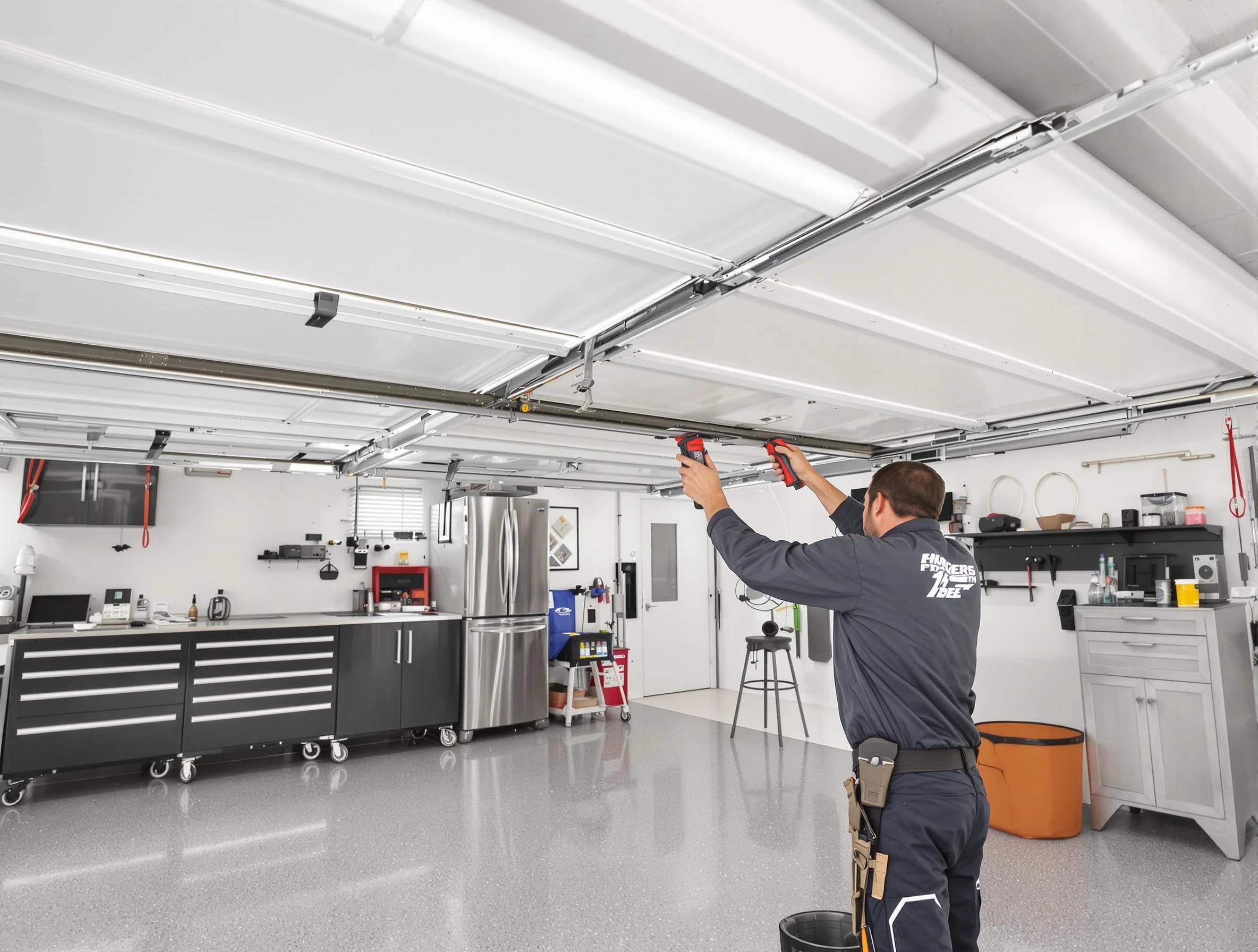 Overhead garage door repair service by West Haven Garage Door Repair in West Haven