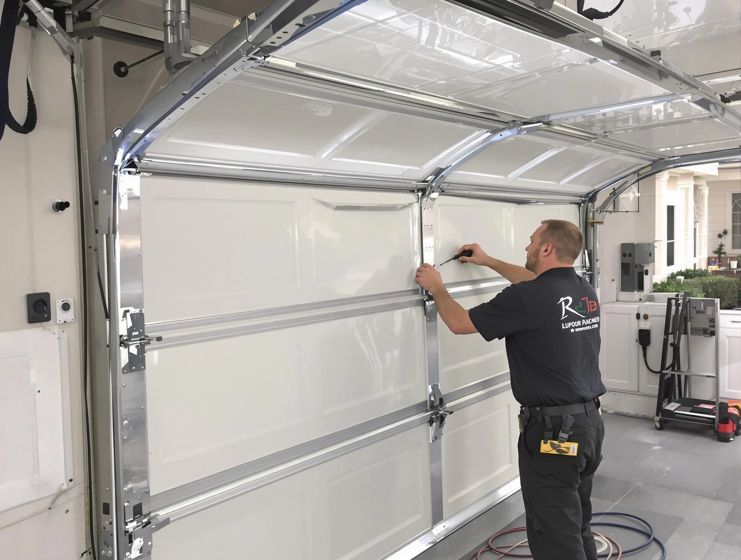 West Haven Garage Door Repair professional performing panel repair in West Haven