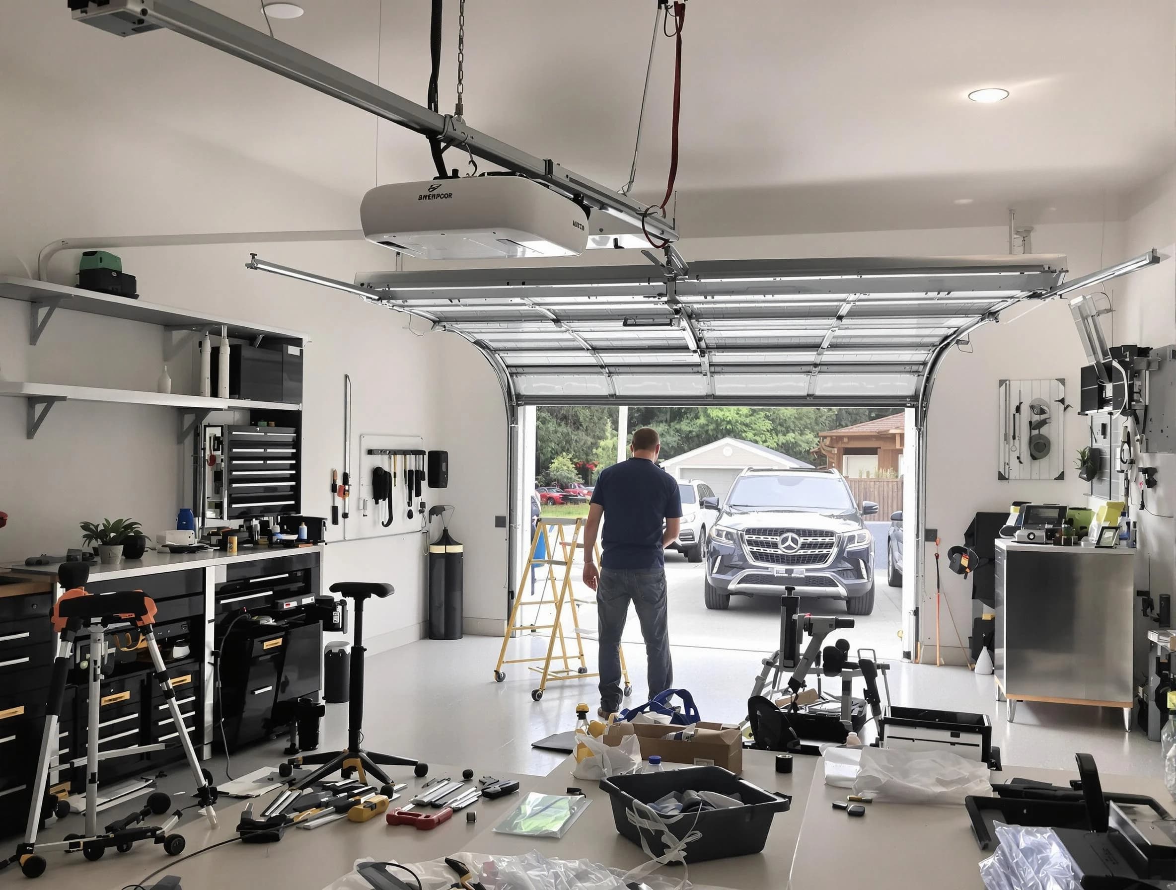 Garage door opener installation by West Haven Garage Door Repair in West Haven