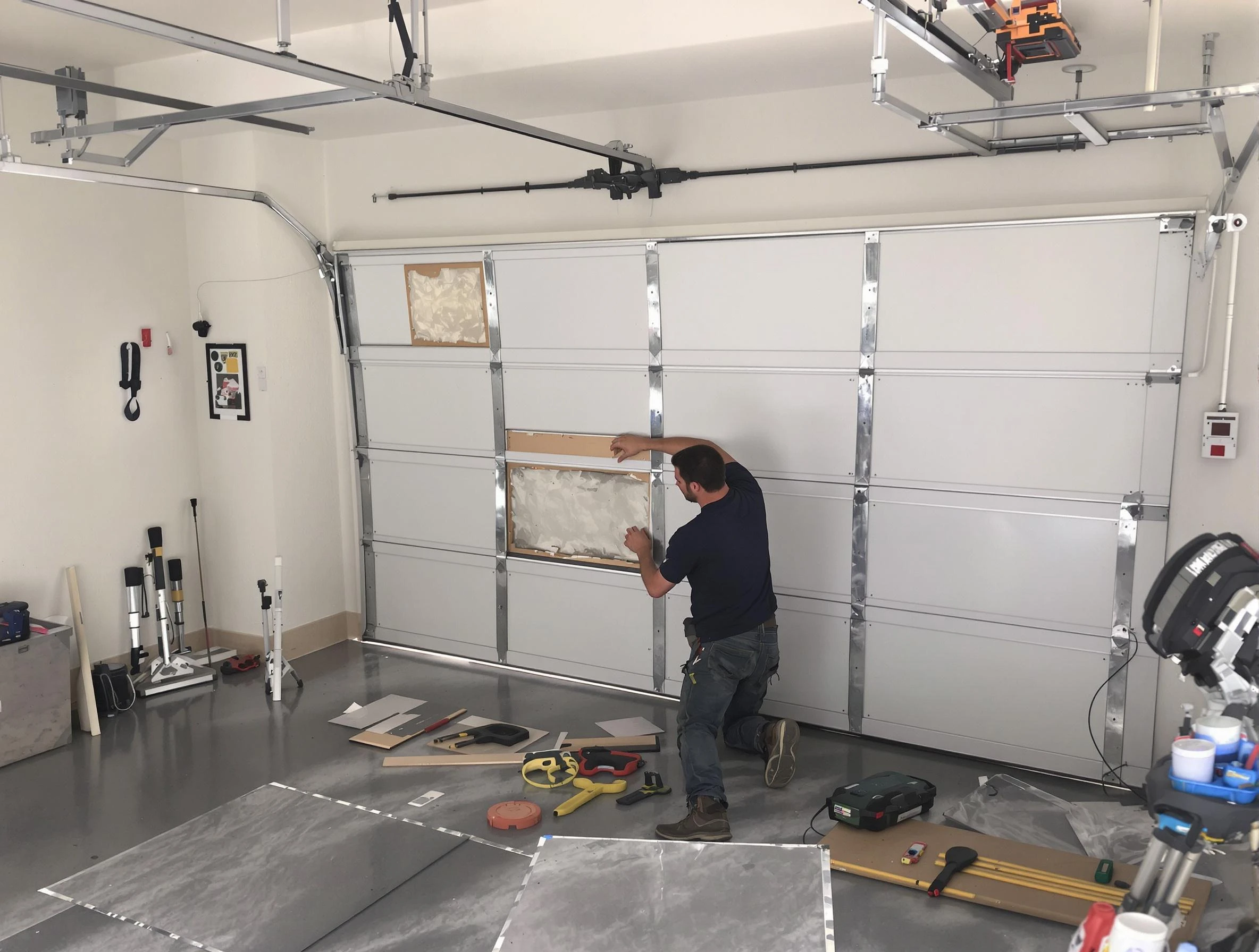 Garage Door Panel Repair in West Haven