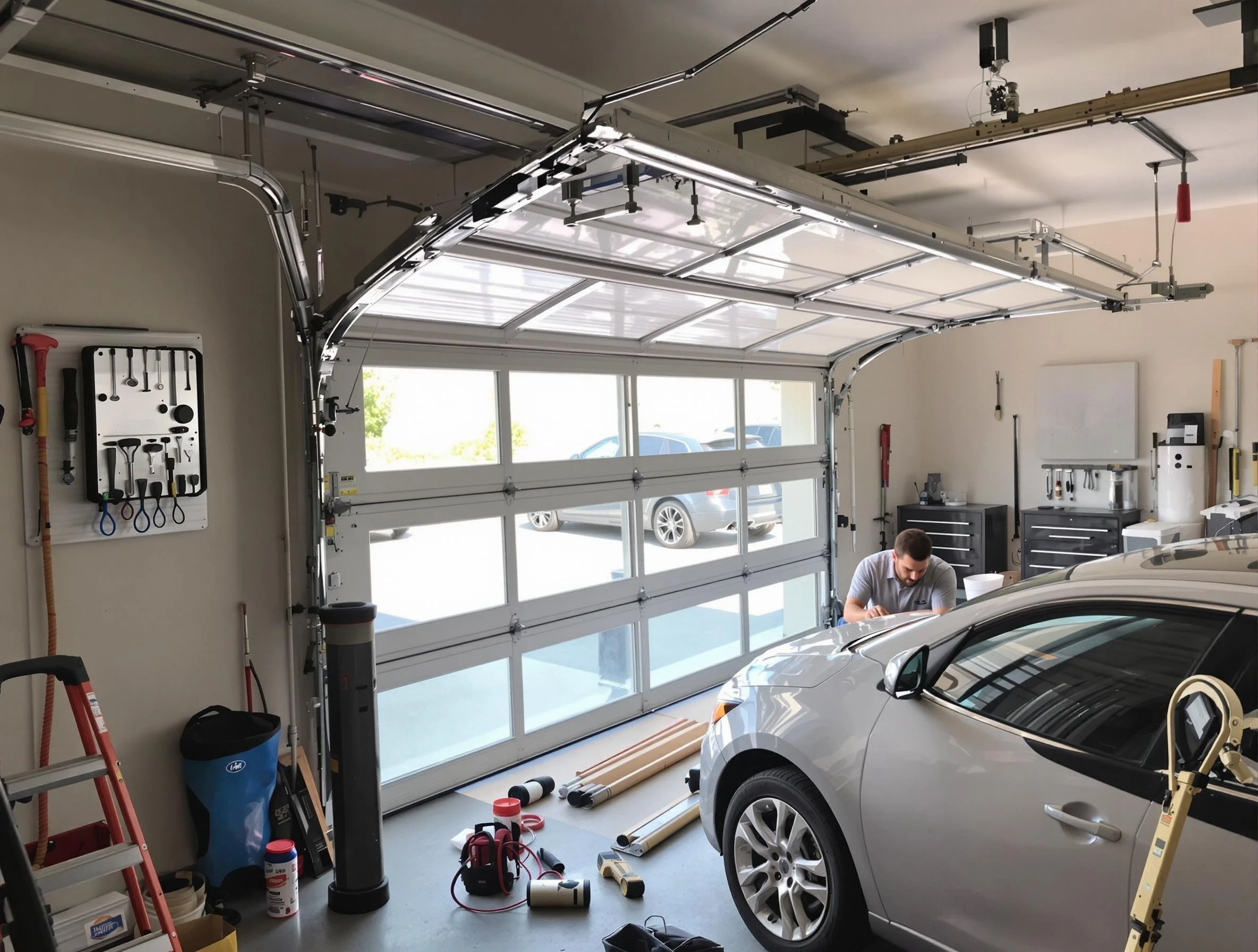 Garage door noise reduction service by West Haven Garage Door Repair in West Haven